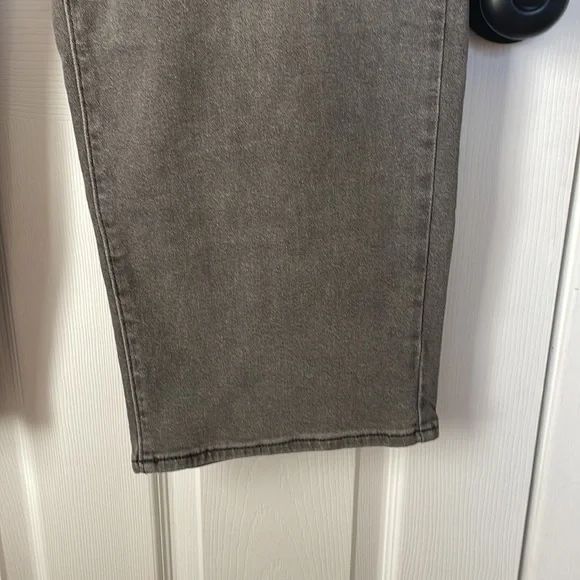 NWT Levi’s Ribcage Ankle Straight Jeans Plus Sz 22 Cosmic Chatter Gray High Rise - Picture 8 of 11